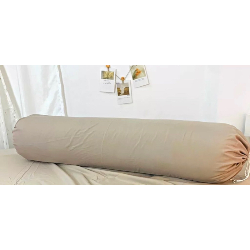 Vỏ Gối Ôm 35x100 chất liệu phi lụa (Nhiều màu) gửi màu ngẫu nhiên