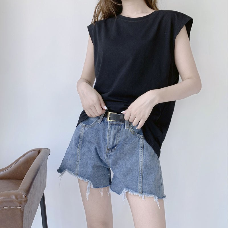 Áo Thun Nữ Sát Nách YULY, áo thun Tanktop chất 100% cotton trơn hàn quốc sát nách dáng rộng