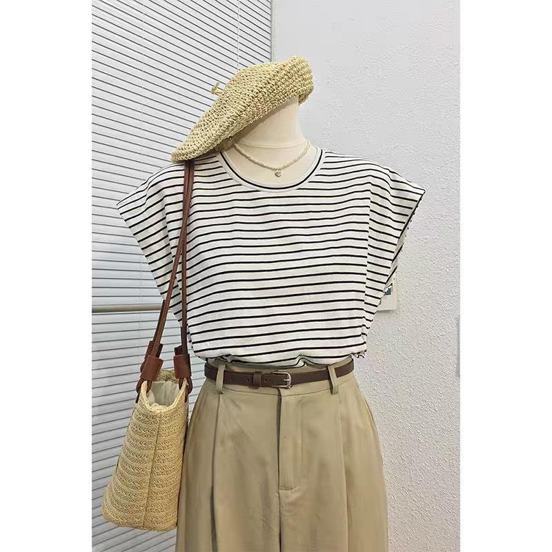 Áo Thun Nữ Sát Nách YULY, áo thun Tanktop chất 100% cotton trơn hàn quốc sát nách dáng rộng