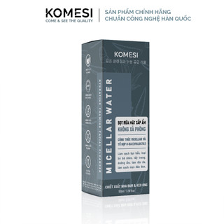 Bọt Nha Đam Tẩy Trang Rửa Mặt Cấp Ẩm KOMESI – MICELLAR WATER HYDRATING FOAMING FACIAL CLEANSER