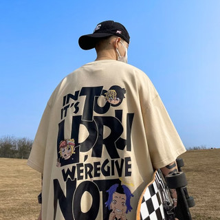 Áo thun ngắn tay nam mùa hè phong cách hiphop