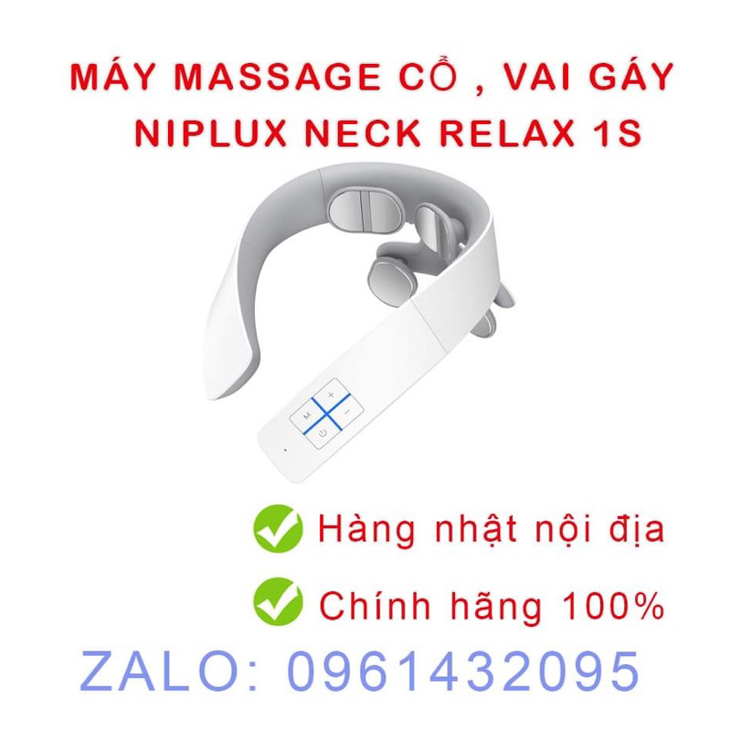 Máy massage cổ, vai gáy NIPLUX NECK RELAX 1S | Shopee Việt Nam