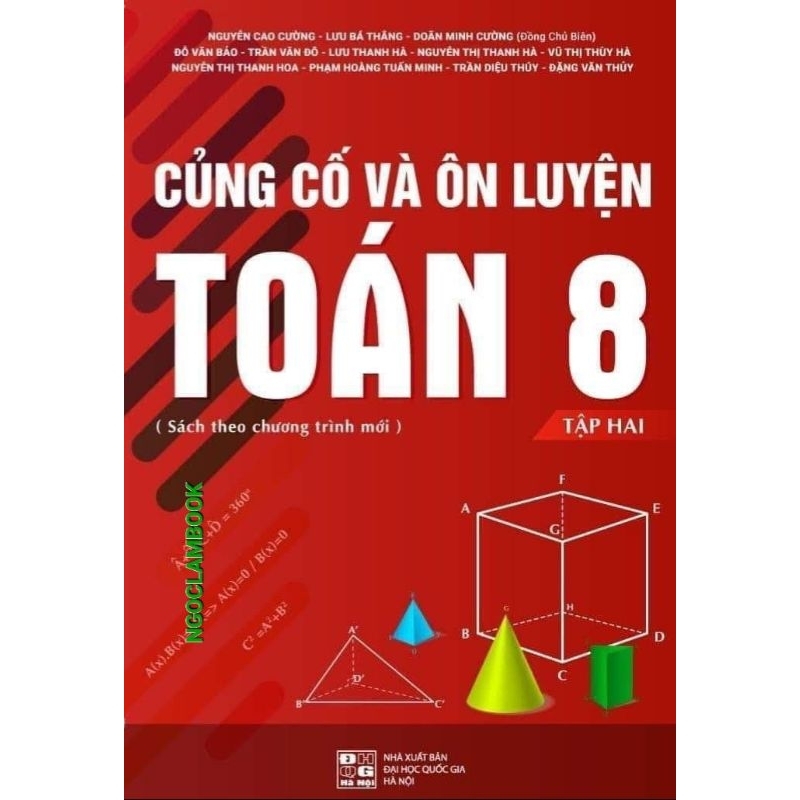 Ảnh Sách - Combo Củng cố và ôn luyện Toán 8 - Hai tập 3