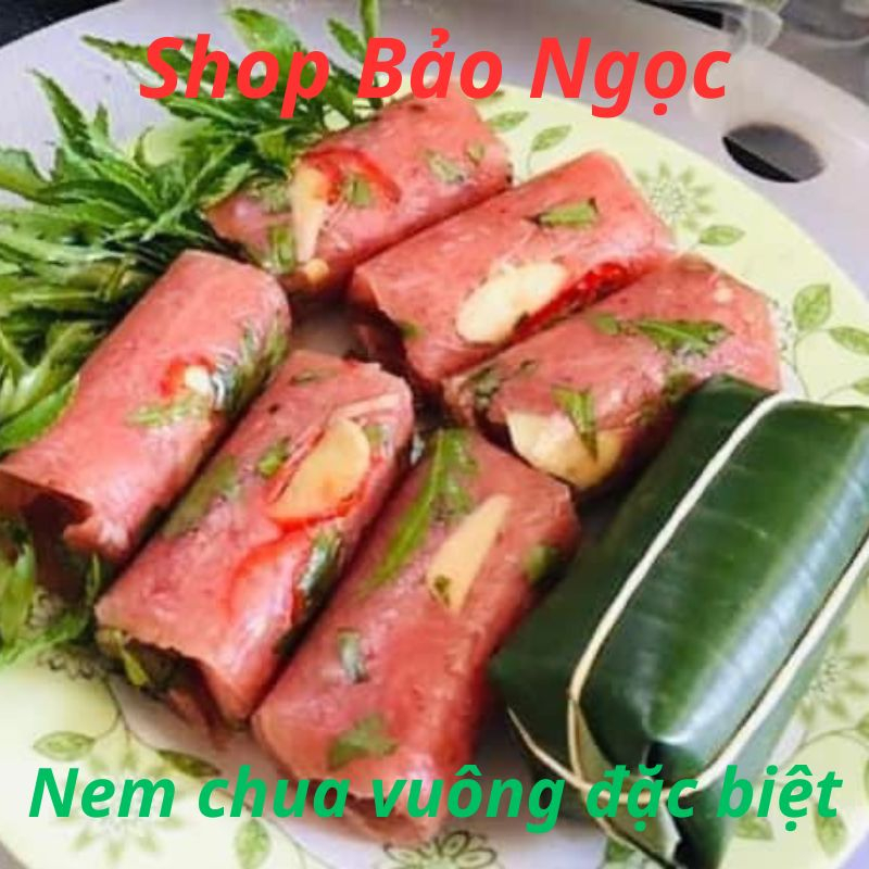 Nem chua vuông loại đặc biệt - túi 10 cái 420gr/chuẩn Thanh Hóa, ship ...