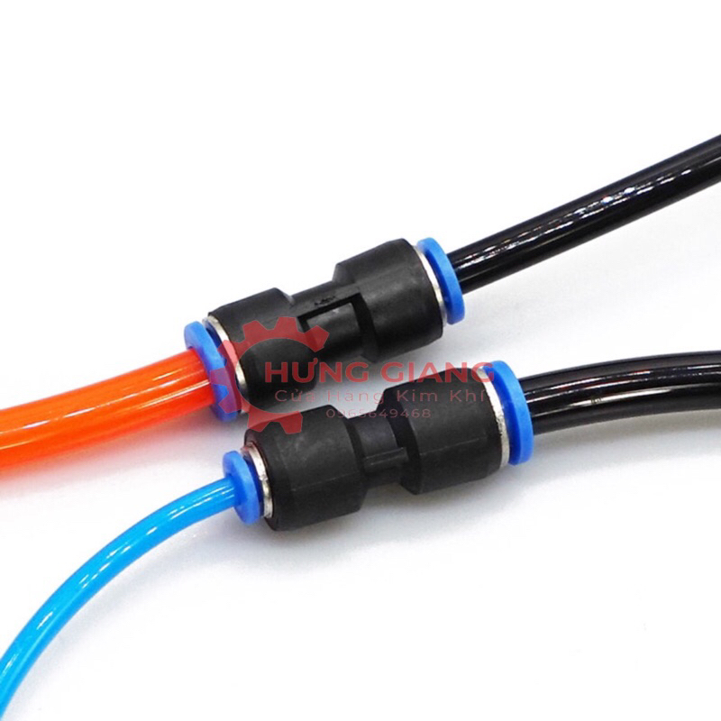 10 Nối Giảm PG, Nối Thẳng, Nối Nhanh Đầu Chuyển Đổi Khí Nén, Phun Sương Đủ Cỡ