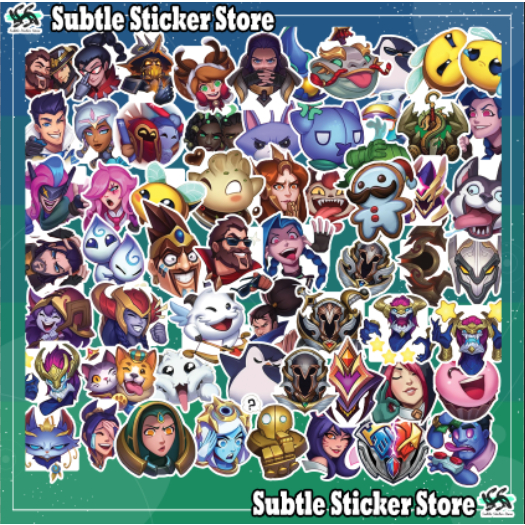 [League of Legends] - Combo Set Sticker Emoji Lol /League of Legends ...