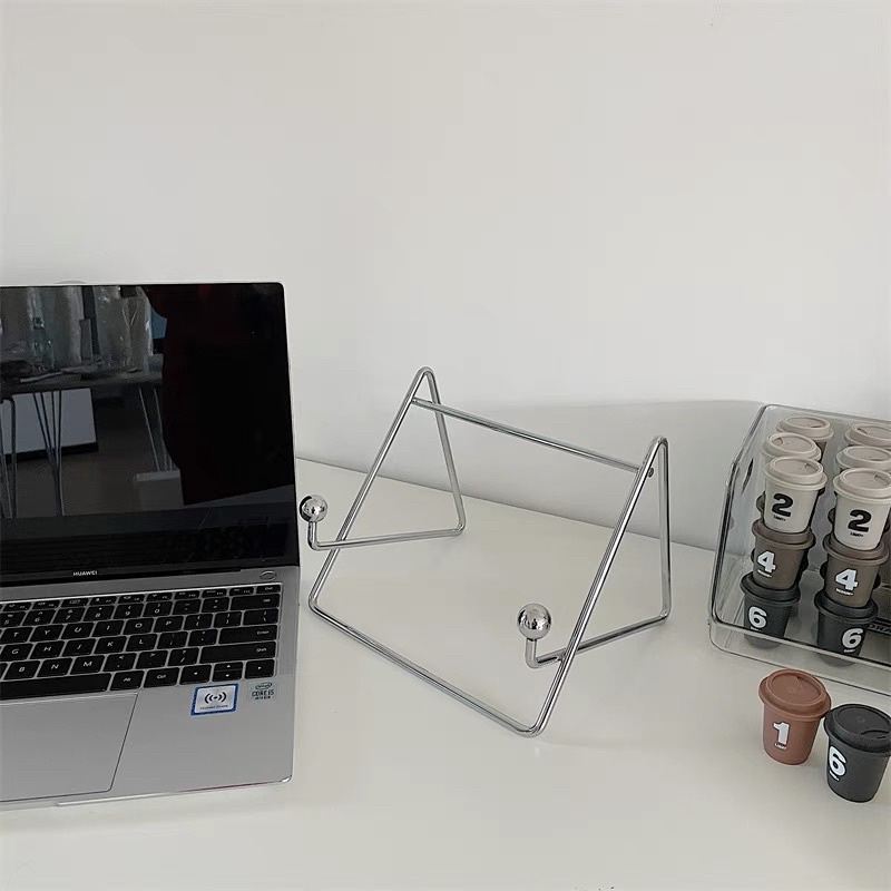Giá đỡ máy tính bảng, điện thoại khung kim loại Gooo, kệ kê ipad decor trang trí bàn làm việc | BigBuy360 - bigbuy360.vn