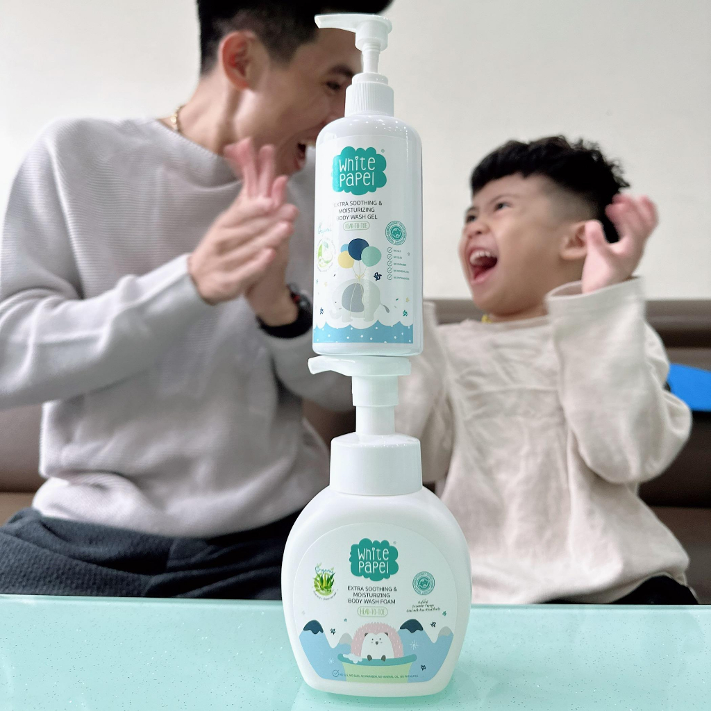 Ảnh Sữa Tắm Gội Sữa Dê Dưỡng Ẩm Dịu Nhẹ Hữu Cơ Organic Dành Cho Bé White Papel 250ml 3
