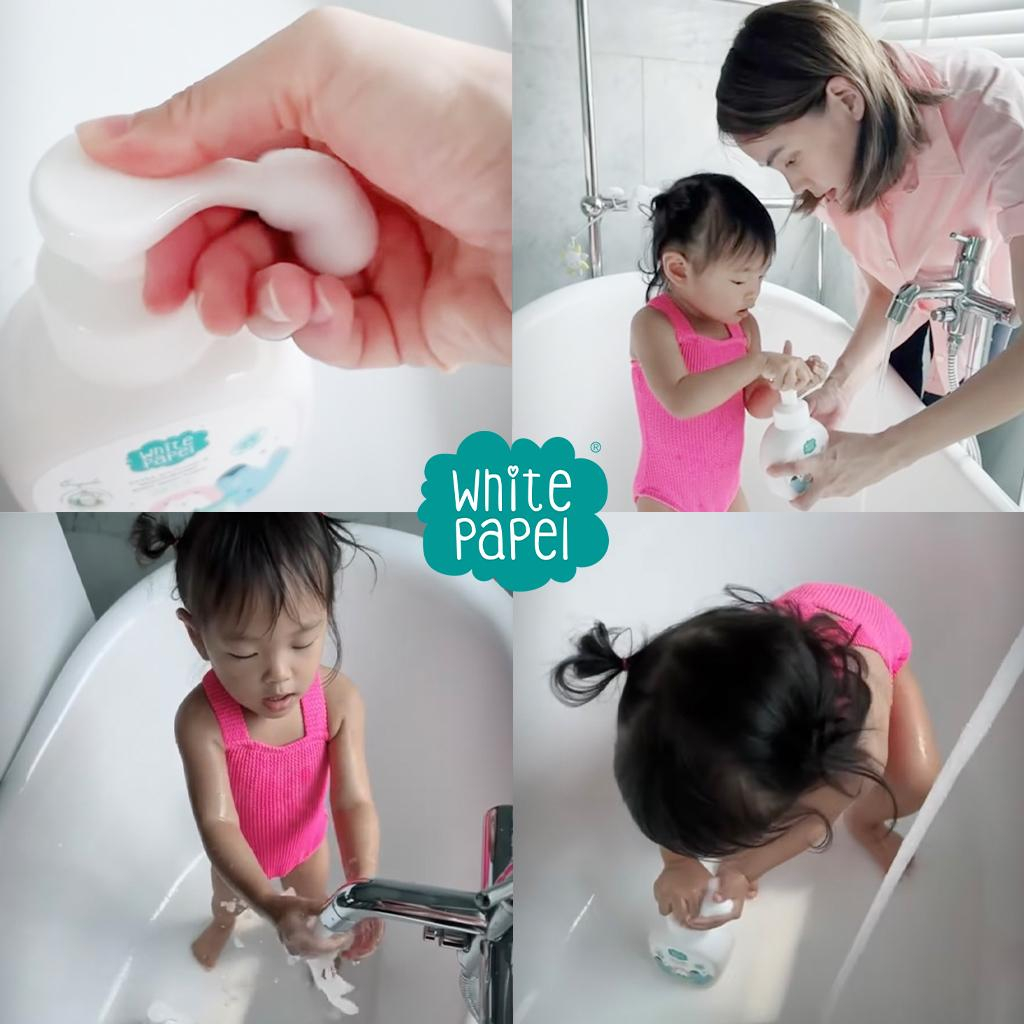 Ảnh Sữa Tắm Gội Sữa Dê Dưỡng Ẩm Dịu Nhẹ Hữu Cơ Organic Dành Cho Bé White Papel 250ml 4