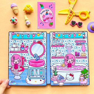 Ngôi nhà Hello Kitty bản đặc biệt - Búp bê giấy- Toca life World