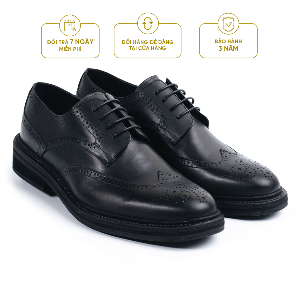Ảnh Giày Tây Cao Cấp COUNTRYMAN DERBY - DB04 - Da Bò Ý Lót Trong Da Bò Mộc - Thương hiệu Be Classy 1