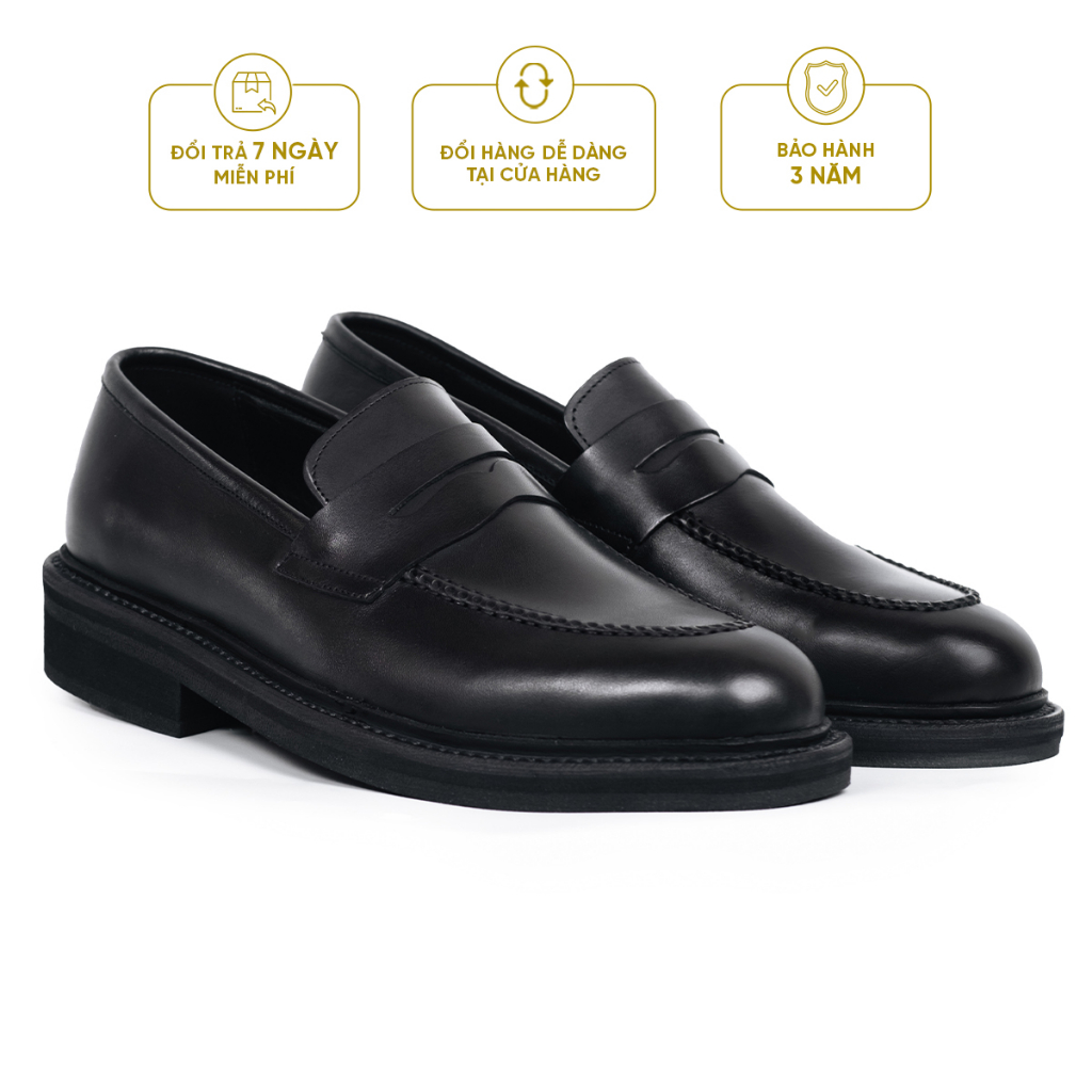 Ảnh Giày Tây Cao Cấp NEWGEN LOAFER - LF01 - Da Bò Ý Lót Trong Da Bò Mộc - Thương hiệu Be Classy 1