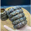Vòng tay trầm hương, dạng nhiều miếng ghép lại, hình 12 con giáp, trầm sánh chìm, đẹp lạ phong thủy