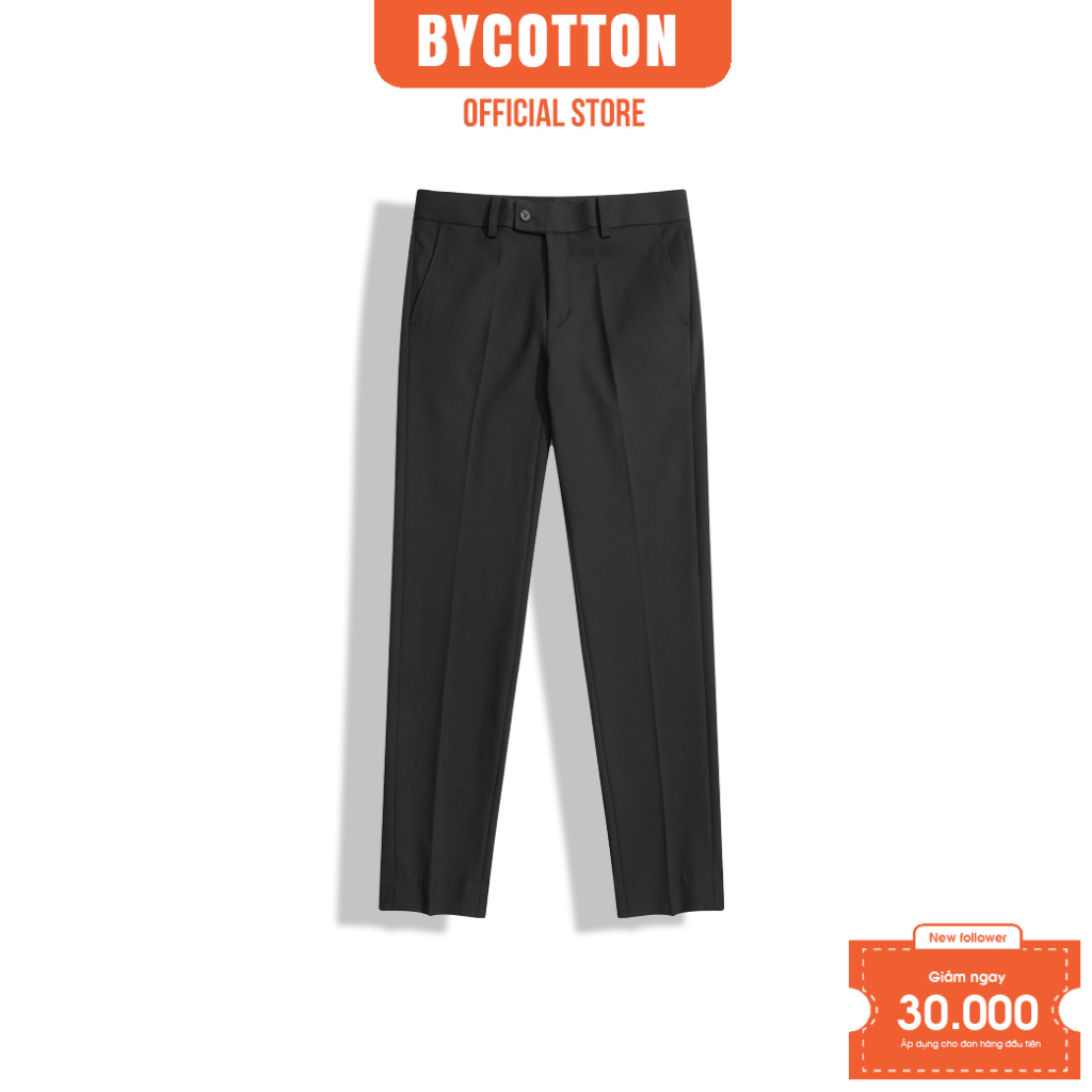 [Mã BYCO300T8 giảm 30% đơn 0K] Quần Tây Dài Nam Multi Color BY COTTON Trouser Basic
