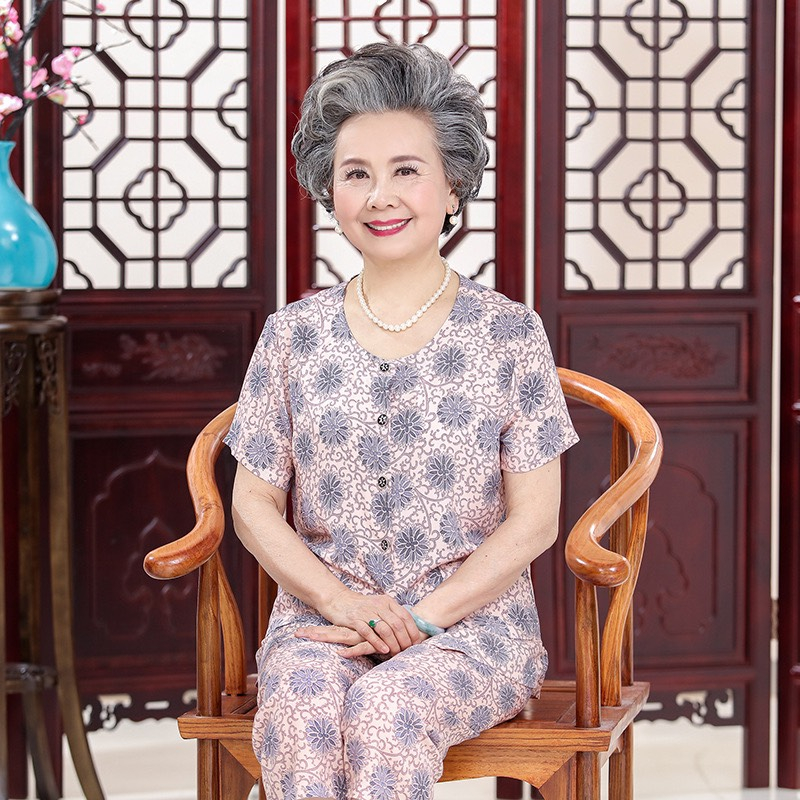 Bộ quần áo mặc nhà cho bà già ,set đồ lanh cho bà cao niên , quà tặng ...