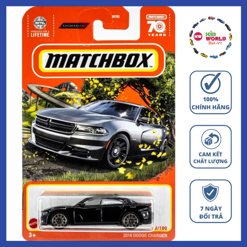 Xe Mô Hình Matchbox 2018 Dodge Charger Hkw99 Shopee Việt Nam 0484