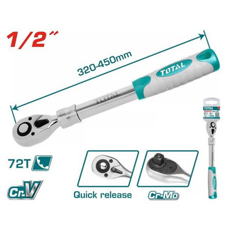 ĐỒ NGHỀ TOTAL Tay vặn mở  rộng 1/2 inch  dài 320- 450mm THT106128L