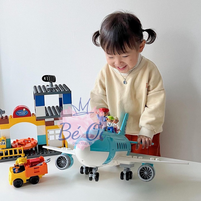 Bộ Lego Máy Bay Jumbo Airplane My Little Tiger Hàn Quốc | Shopee Việt Nam