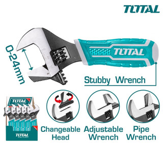 ĐỒ NGHỀ TOTAL Cờ lê điều chỉnh 2 trong 1 size 6''/156mm THT1016S