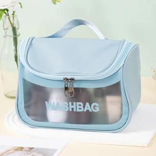 Túi Mỹ Phẩm Đa Năng Có Ngăn Lưới Tiện Dụng WASH BAG, Túi Du Lịch Đựng Đồ Nhiều Màu Chống Thấm Nước