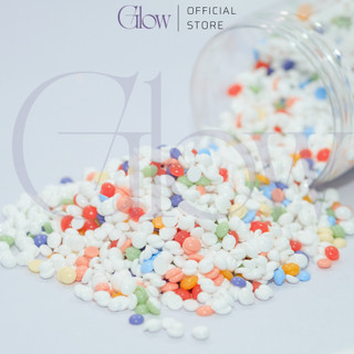 Sáp Wax Lông Hỗn Hợp Nhiều Màu Mix Vụn GLOW WAXING Hàng Tốt Tặng Que Gỗ Phết