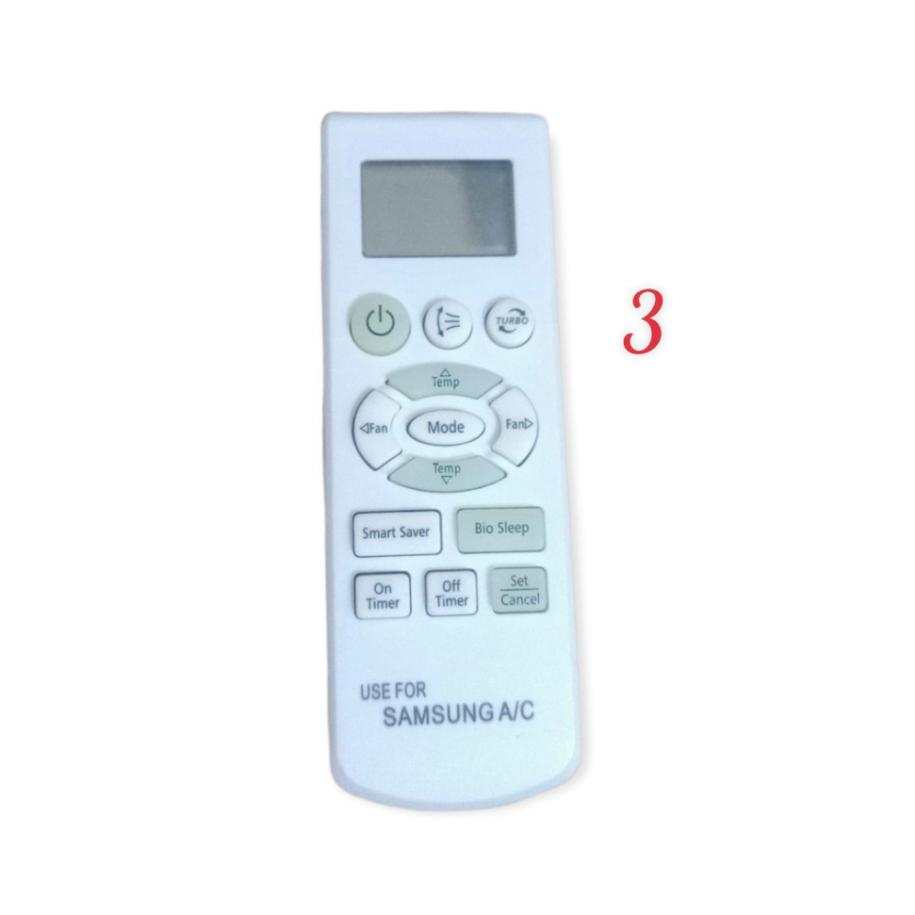Điều khiển máy lạnh Samsung nhiều loại ( tặng cặp pin ) / Remote máy lạnh Samsung