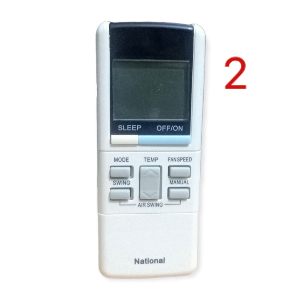 Điều khiển máy lạnh National nhiều loại ( tặng cặp pin ) / Remote máy lạnh National