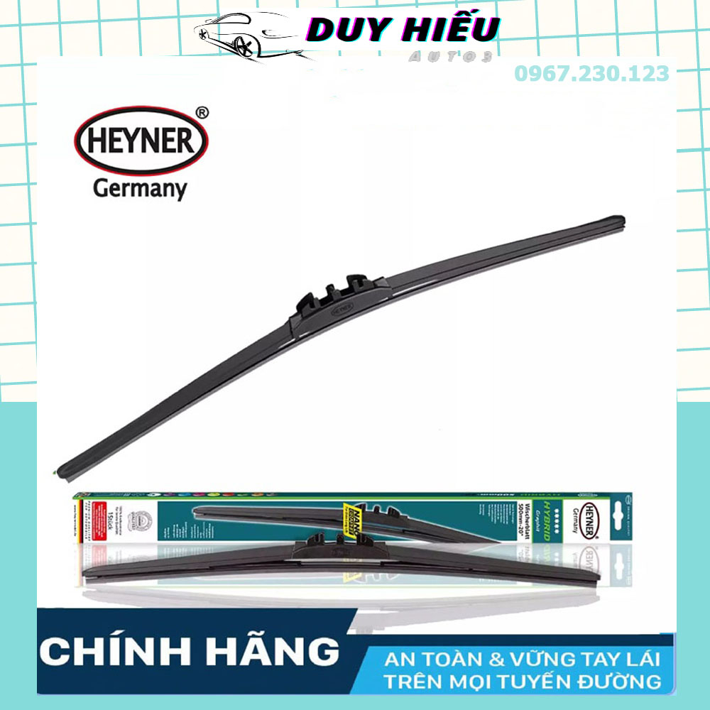 Heyner Hybrid Tergicristalli – Set Da 66 Cm E 48,3 Cm Per Jaguar E-Pace (2017+) – Tecnologia Ibrida Con Rivestimento Nano, Montaggio Facile, TLC Lock Arm