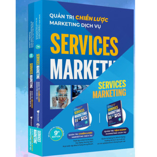 Sách - Textbook Services Marketing - Quản Trị Chiến Lược Marketing Dịch Vụ (2 quyển)