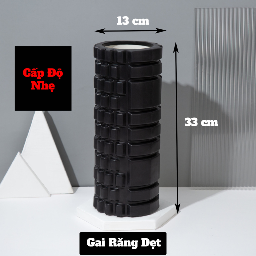 Ảnh Con lăn giãn cơ Foarm Roller Massage tập gym Yoga thể thao cao cấp Prowin Fitness 4