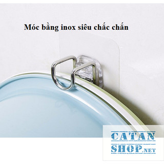Móc  dán tường treo thau, chậu, thớt, móc treo vật dụng gia đình siêu tiện lợi MTreoThau