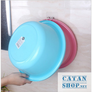Móc  dán tường treo thau, chậu, thớt, móc treo vật dụng gia đình siêu tiện lợi MTreoThau