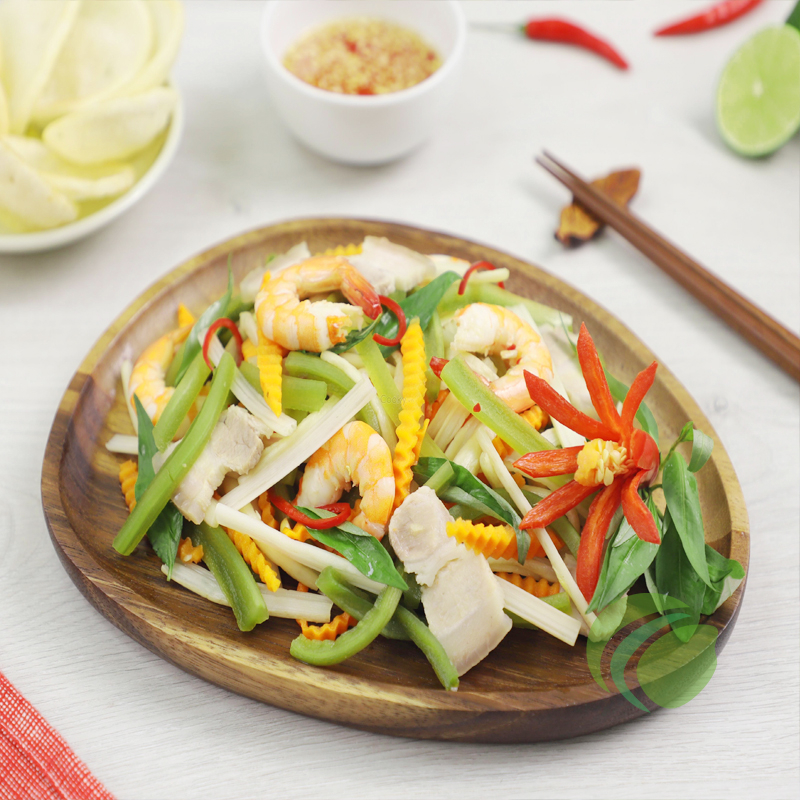 1KG Rau Tiến Vua Khô (Non, Xanh Mướt, Siêu Giòn) Hàng Mới Loại 1. Rau Tiến Vua Trộn Gỏi, Làm Nộm, Xào Thơm Ngon Bổ Dưỡng