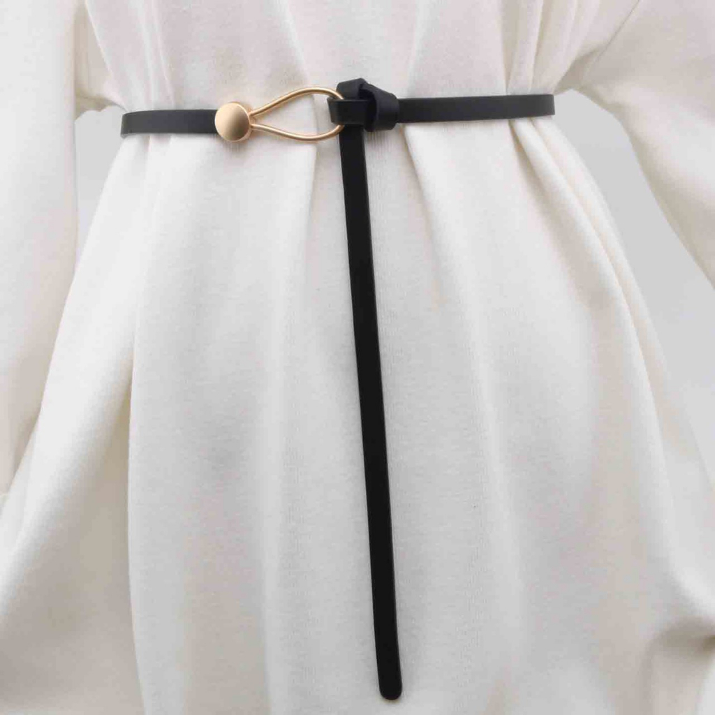 Đai thắt váy áo bản nhỏ 1cm DV03 dây nịt Thắt lưng da cho váy Blazer dạng luồng phối đầm xinh xắn Horizon