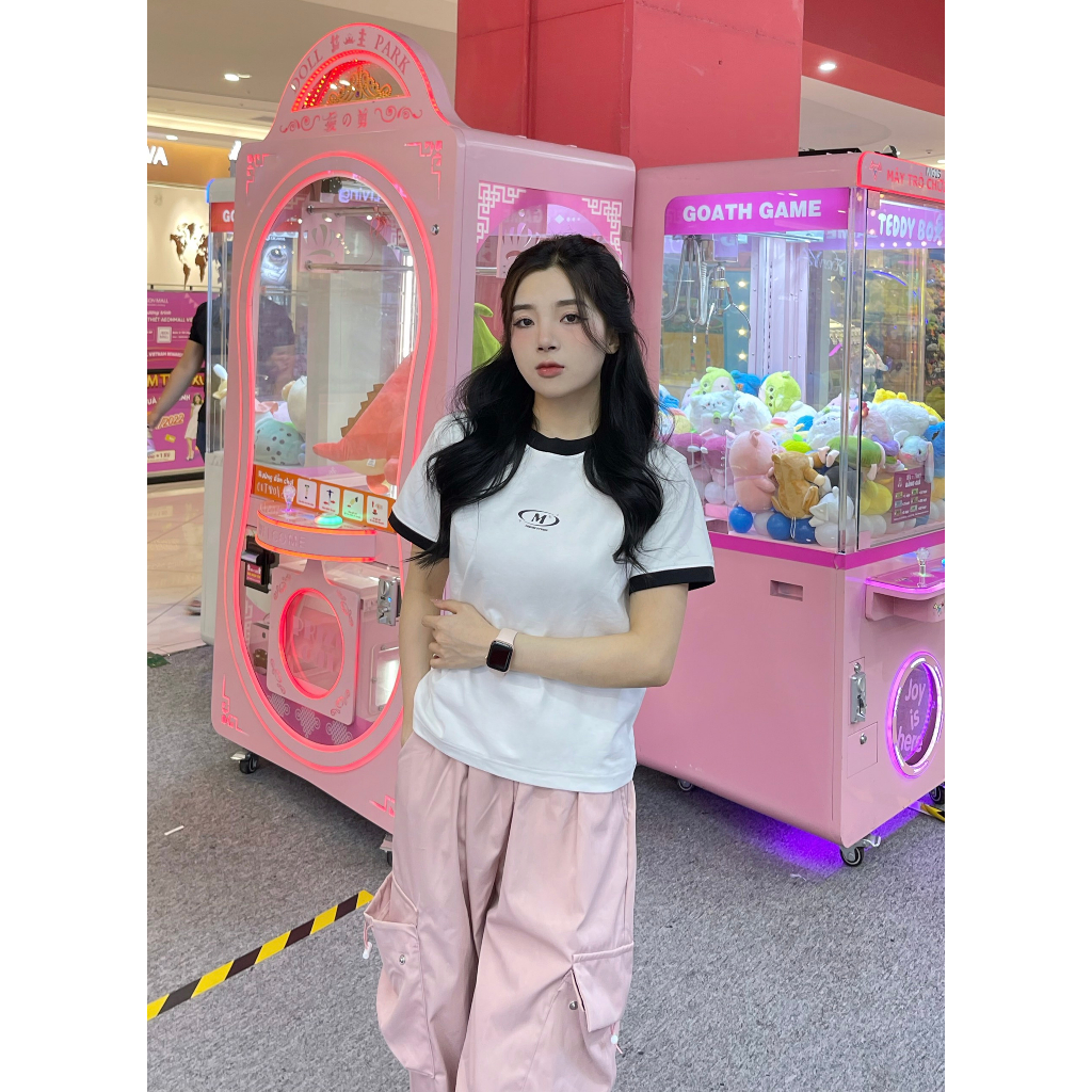 Áo thun Baby Tee Mini Cat unisex phông Nam Nữ Local Brand Chính Hãng Logo Midori M Studio