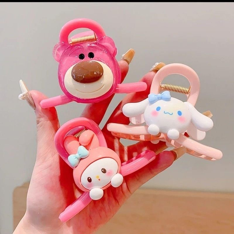 Set 4 kẹp tóc nhiều hình ngộ nghĩnh cho bé (   hot)