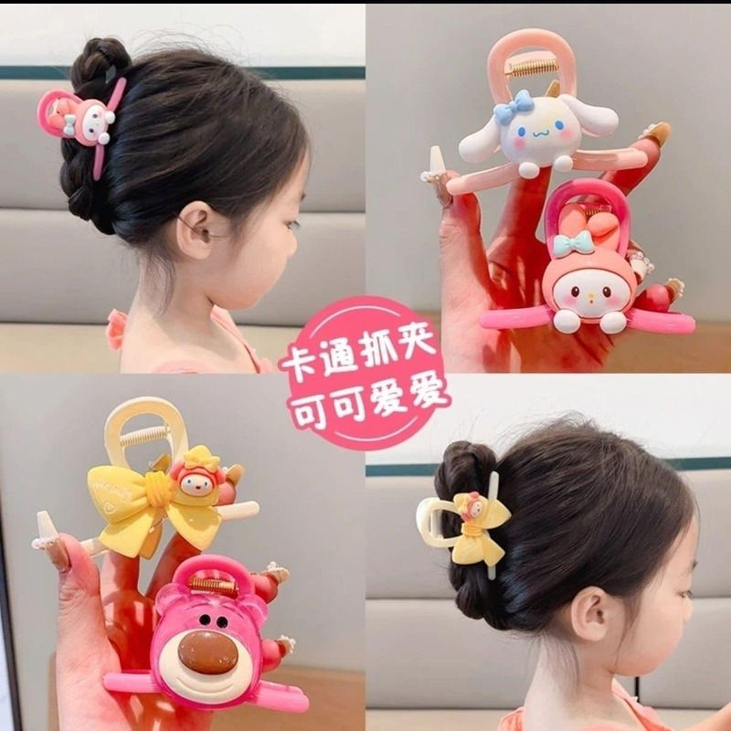 Set 4 kẹp tóc nhiều hình ngộ nghĩnh cho bé (   hot)