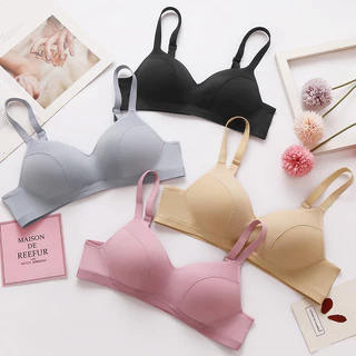Áo Lót Su Đệm Mỏng Không Gọng Thông Hơi Mềm Mát Ôm Gọn Ngực Myna 718 (G.301)