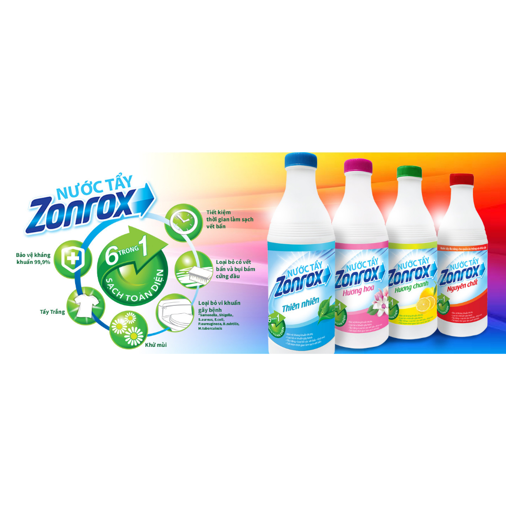 Nước tẩy đa năng ZONROX 1L Shopee Việt Nam