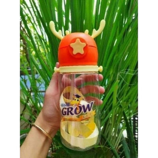 BÌNH NƯỚC GROW 500ML CHO BÉ SIÊU DỄ THƯƠNG PHÚ HỢP CHO BÉ ĐI HỌC GIÁ SIÊU KM