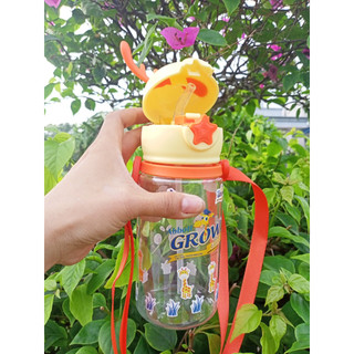 BÌNH NƯỚC GROW 500ML CHO BÉ SIÊU DỄ THƯƠNG PHÚ HỢP CHO BÉ ĐI HỌC GIÁ SIÊU KM
