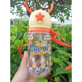 BÌNH NƯỚC GROW 500ML CHO BÉ SIÊU DỄ THƯƠNG PHÚ HỢP CHO BÉ ĐI HỌC GIÁ SIÊU KM
