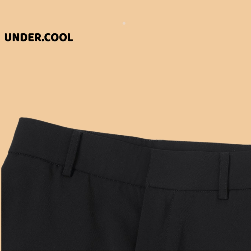 Quần tây ống rộng loe xẻ UNDERCOOL Nữ vitex phong cách hàn quốc Dáng Dài QD16