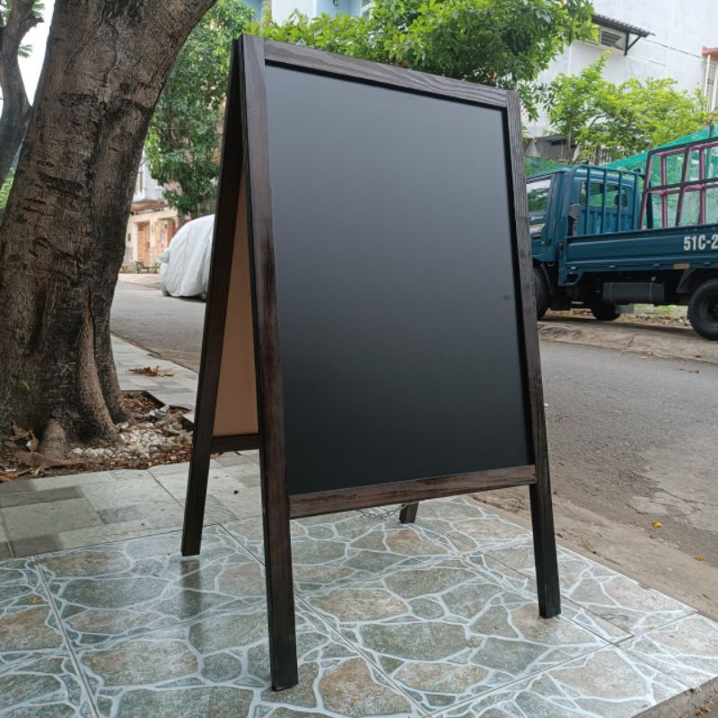 bảng menu 2 mặt 60 x 120 màu nâu | Shopee Việt Nam