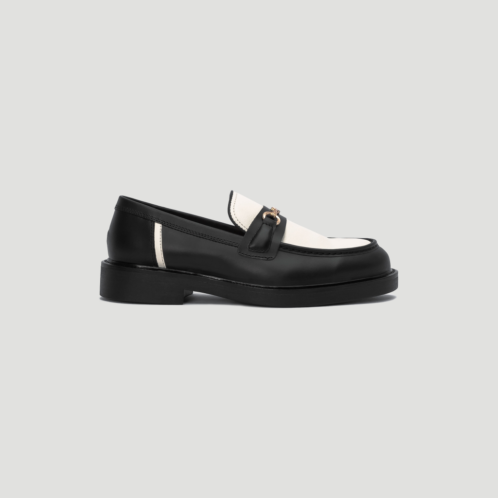 Ảnh Giày Lười Nam Nữ THEWOLF SEAN MODERN LOAFER - Đen Kem 1