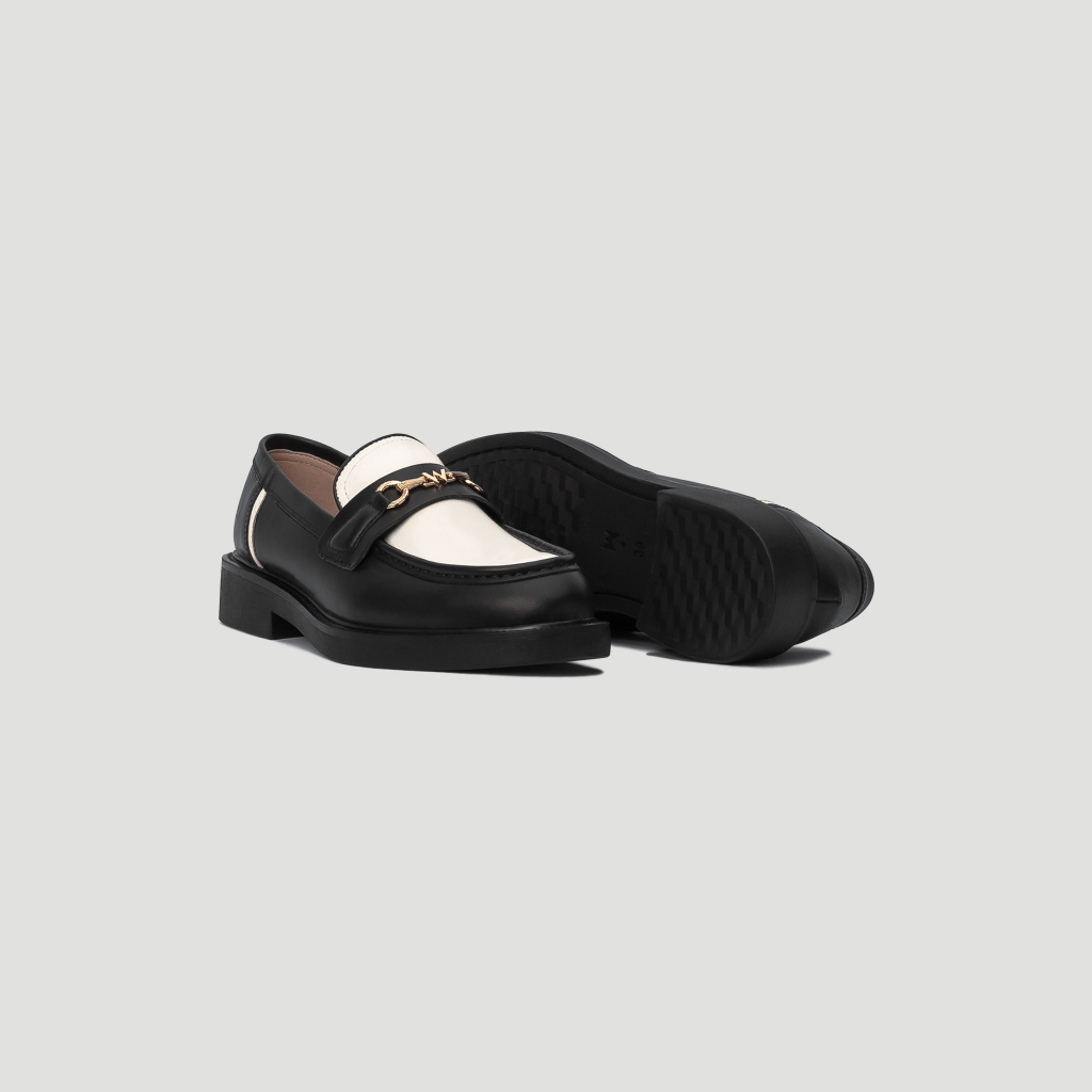 Ảnh Giày Lười Nam Nữ THEWOLF SEAN MODERN LOAFER - Đen Kem 2
