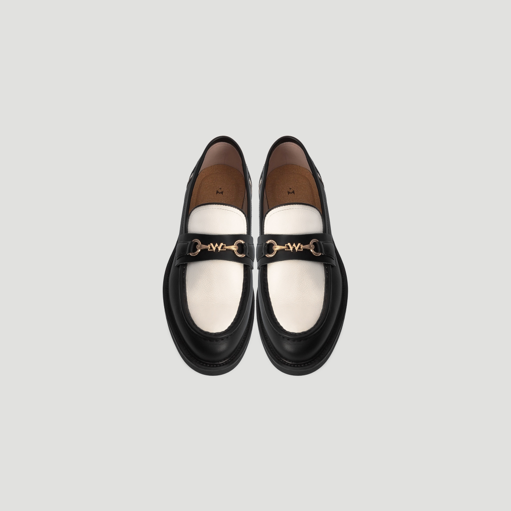 Ảnh Giày Lười Nam Nữ THEWOLF SEAN MODERN LOAFER - Đen Kem 4