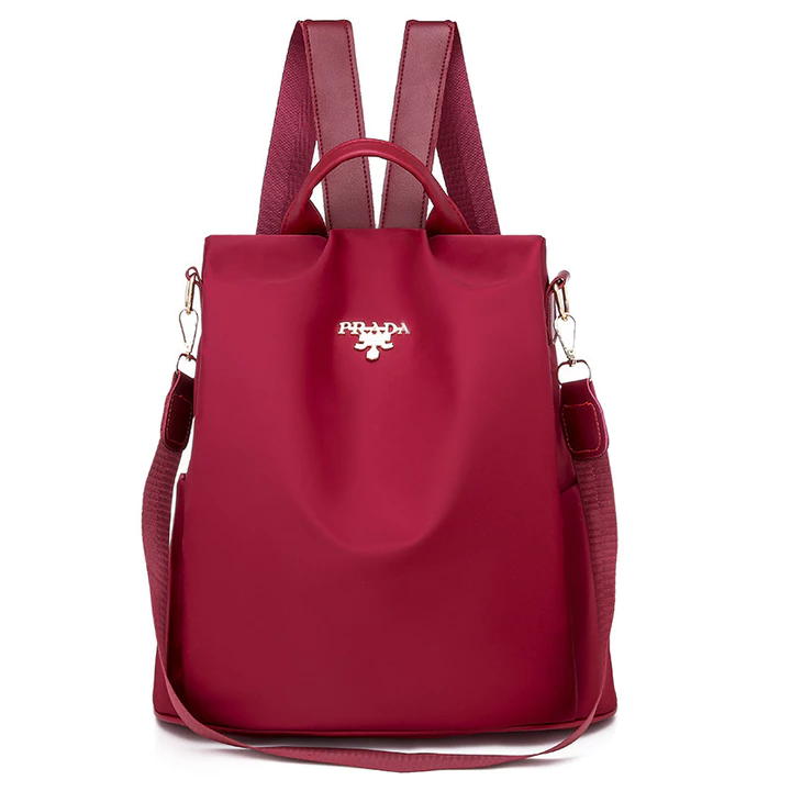 Women's Nylon Backpack – Water-Resistant, for School – 4