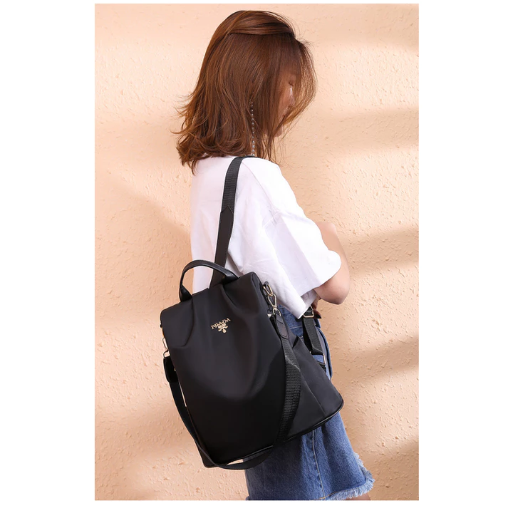 Women's Nylon Backpack – Water-Resistant, for School – 2