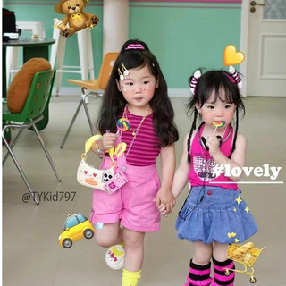 Bộ bé gái ,Bộ quần áo bé gái cá tính mặc dạo phố hoặc biểu diễn siêu kute cho bé 8 -21kg S797 | Tiểu Yến KID